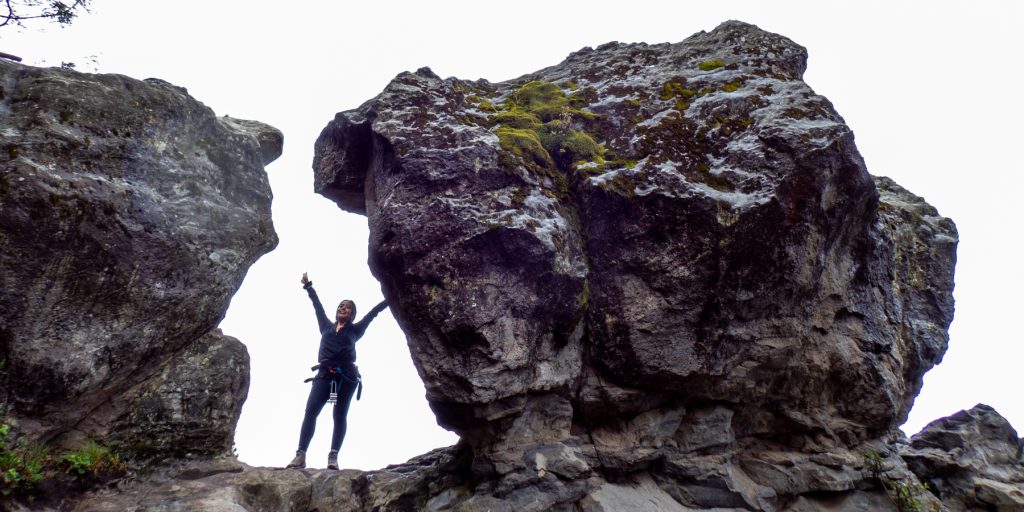 Tour vía ferrata, Dinamos de la piedra al vuelo
